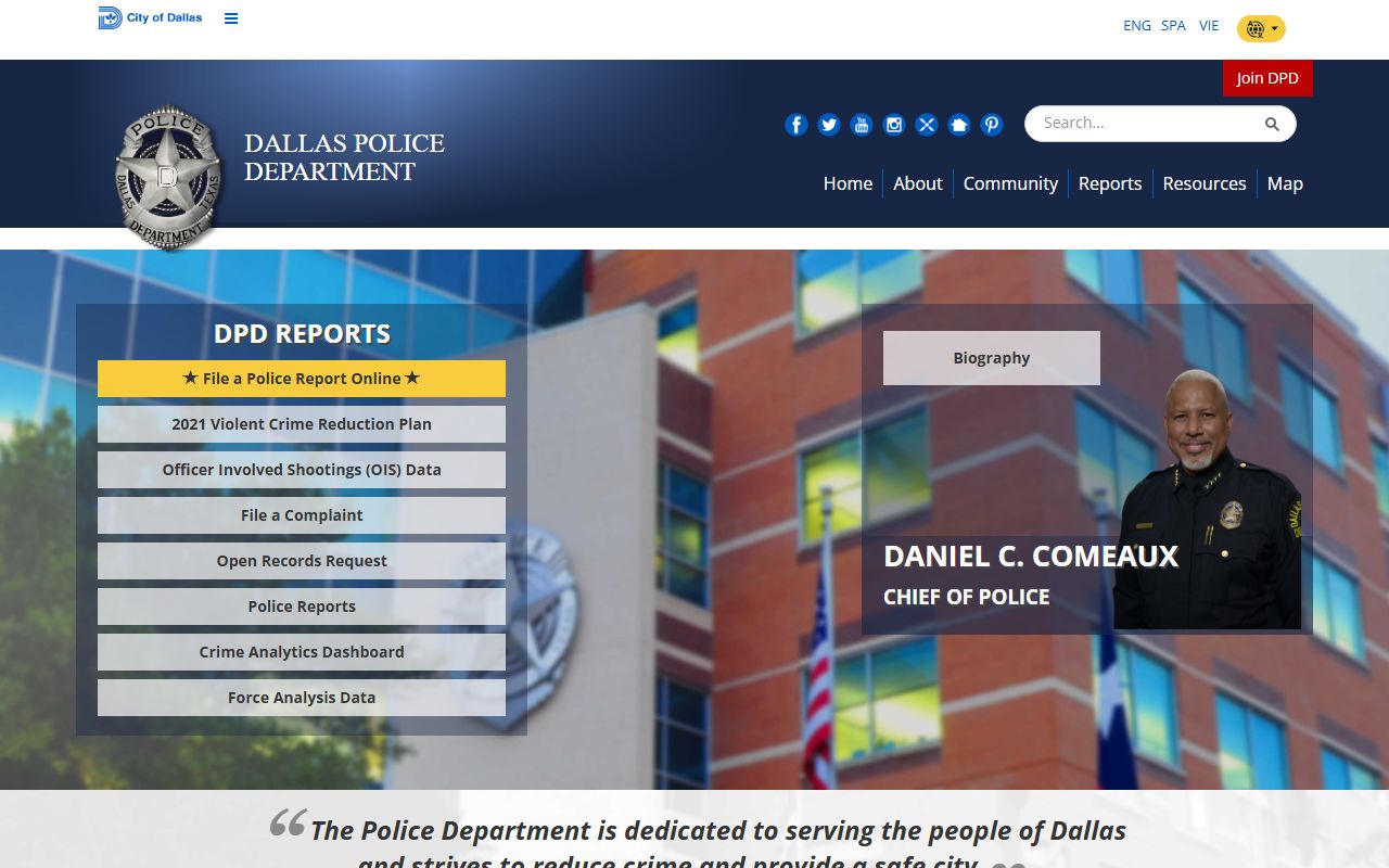 Dallas Police Department 24 hour booking records